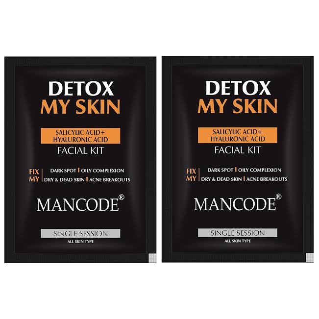Facial Kit for Detox Skin for Fix Dark Sports(Pack Of 2)