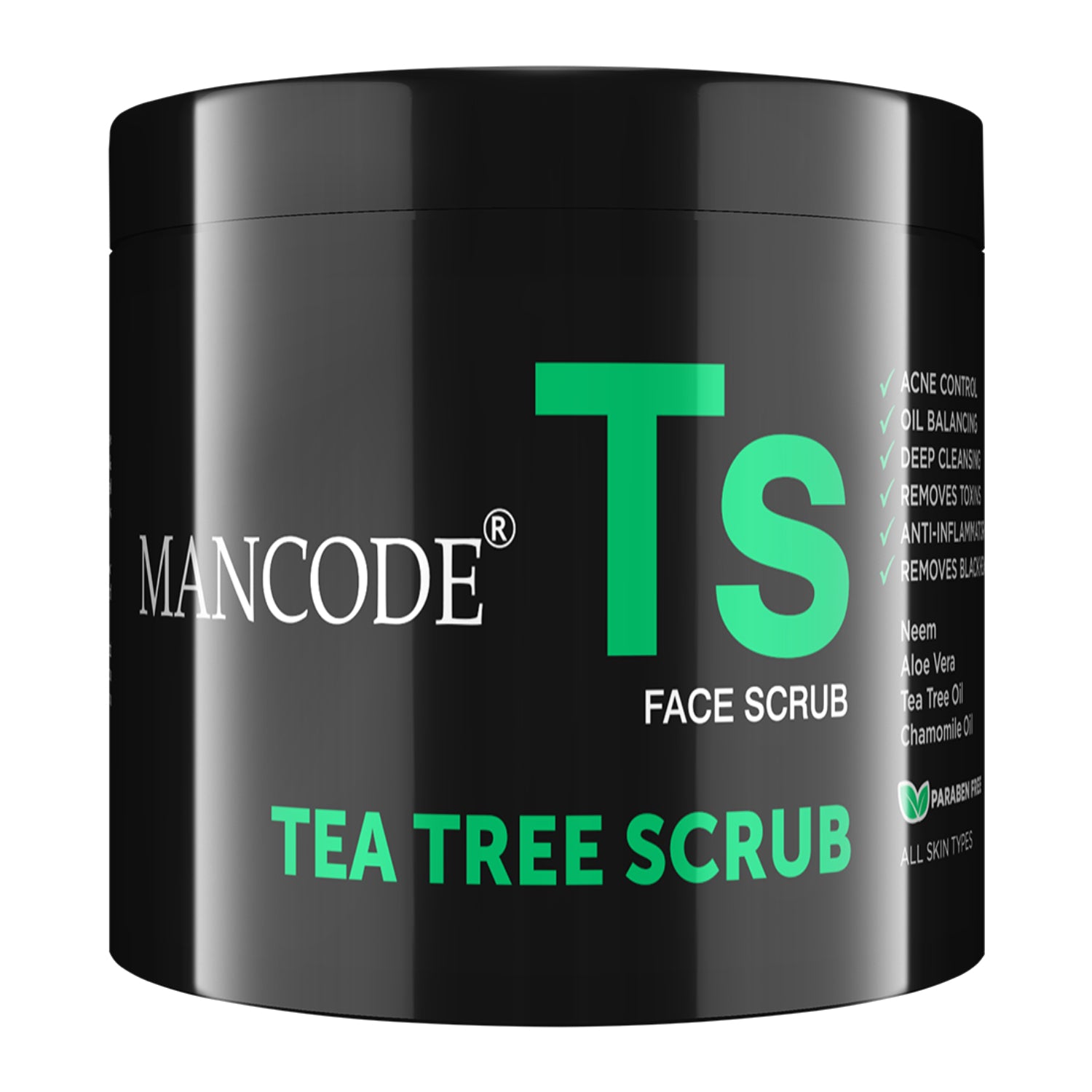 Tea Tree Scrub for Men, 100gm