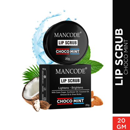 Choco Mint Lip Balm + Lip Scrub