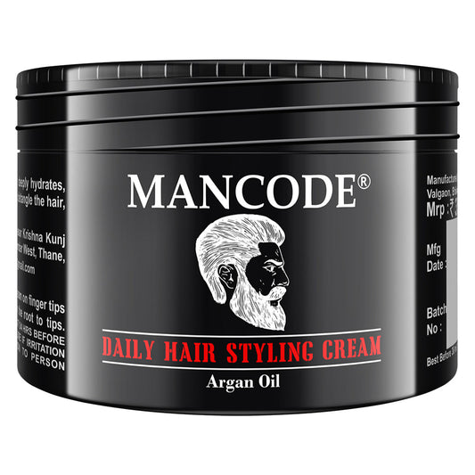 Mancode Daily Hair Styling Cream | Argan Oil