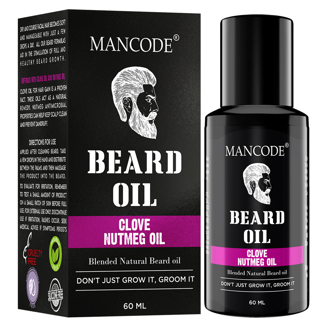 Mancode Clove & Nutmeg Beard Oil | 60ML