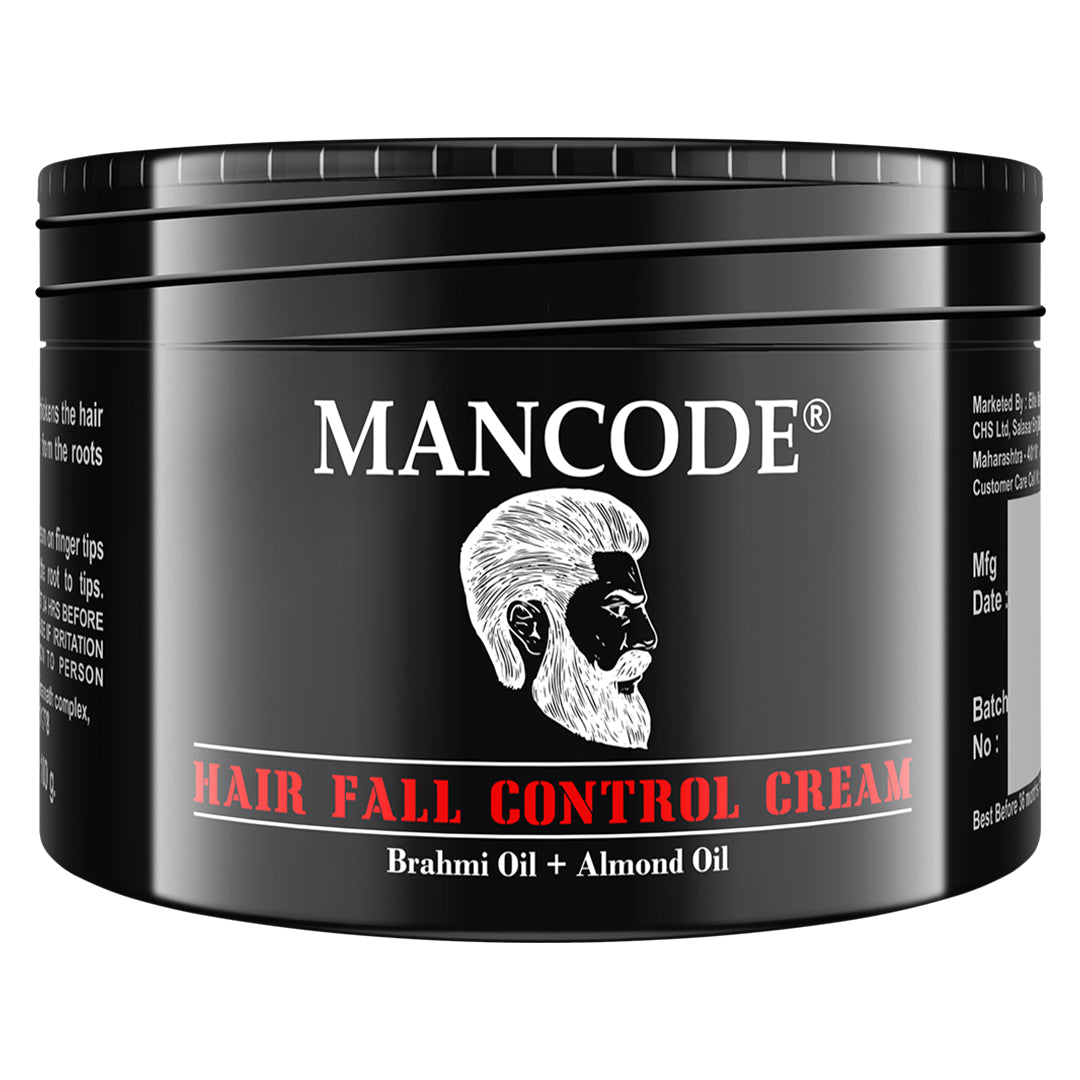 Hair Fall Control Cream for Men - Brahmi & Almond Oil