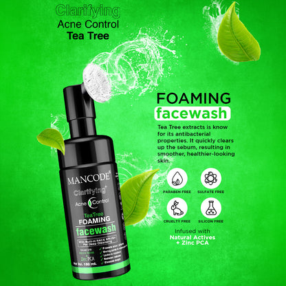 Acne Control Tea Tree - Foaming Face Wash