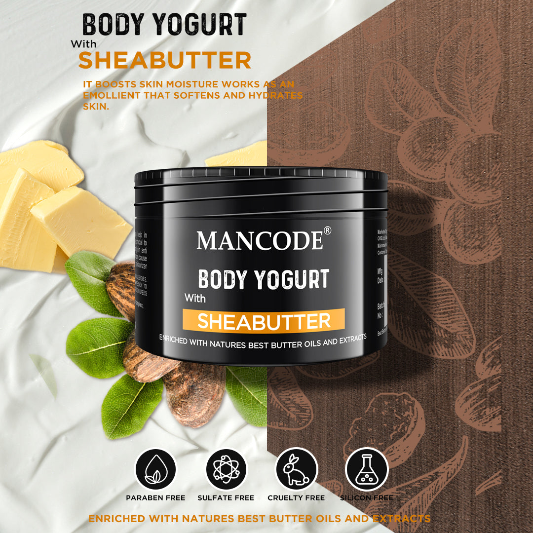 Mancode Shea Butter Body Yogurt | Moisturizer for Men