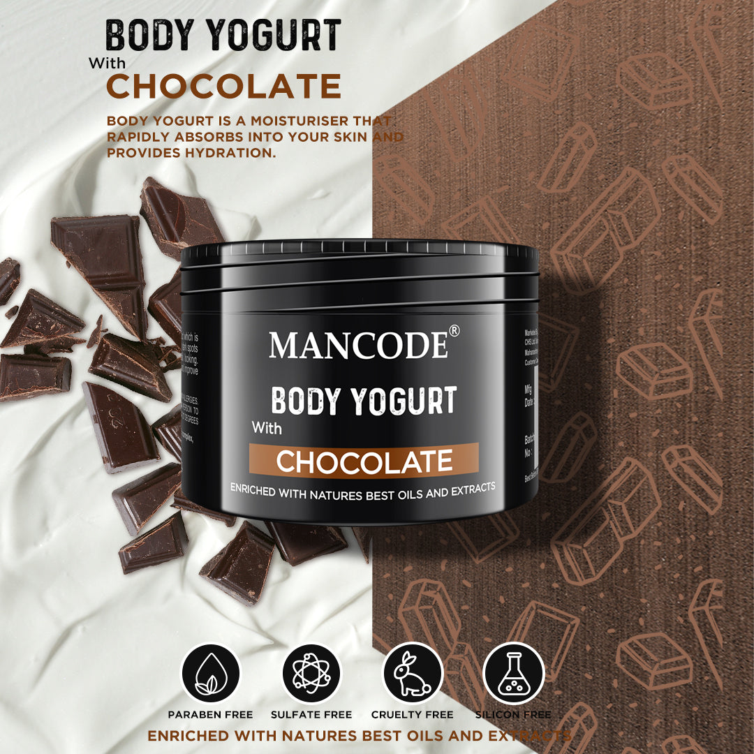 Chocolate Body Yogurt Moisturizer for Men