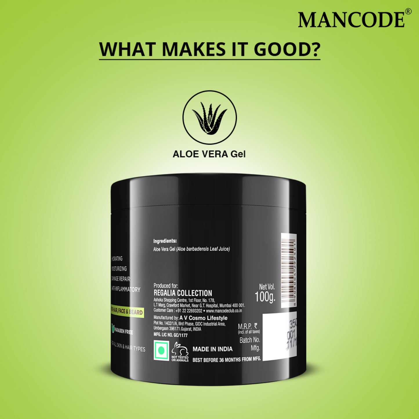 Aloe Vera Gel 100gm
