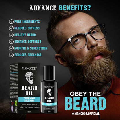 Rosemary & Cedar Wood Beard Oil | 60ML