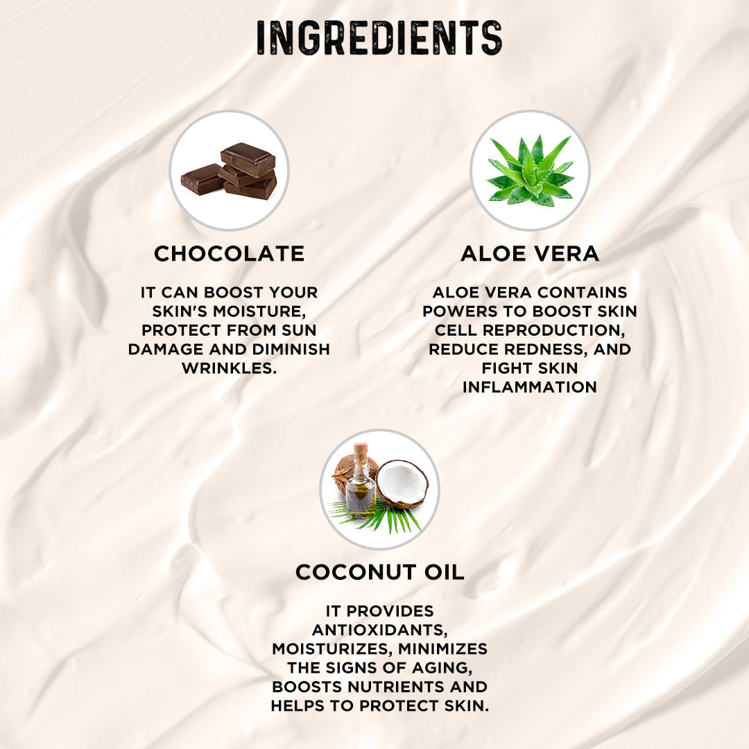 Chocolate Yoghurt body Moisturizer for Men