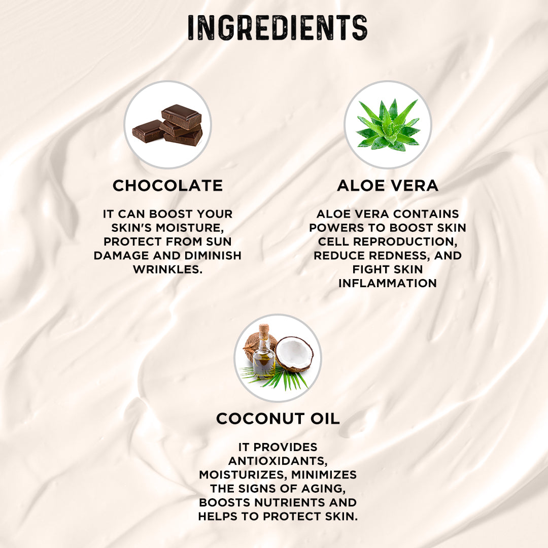 Chocolate Yoghurt body Moisturizer for Men