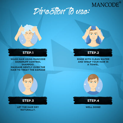 Mancode Anti-Dandruff Shampoo for Men (200 ml)