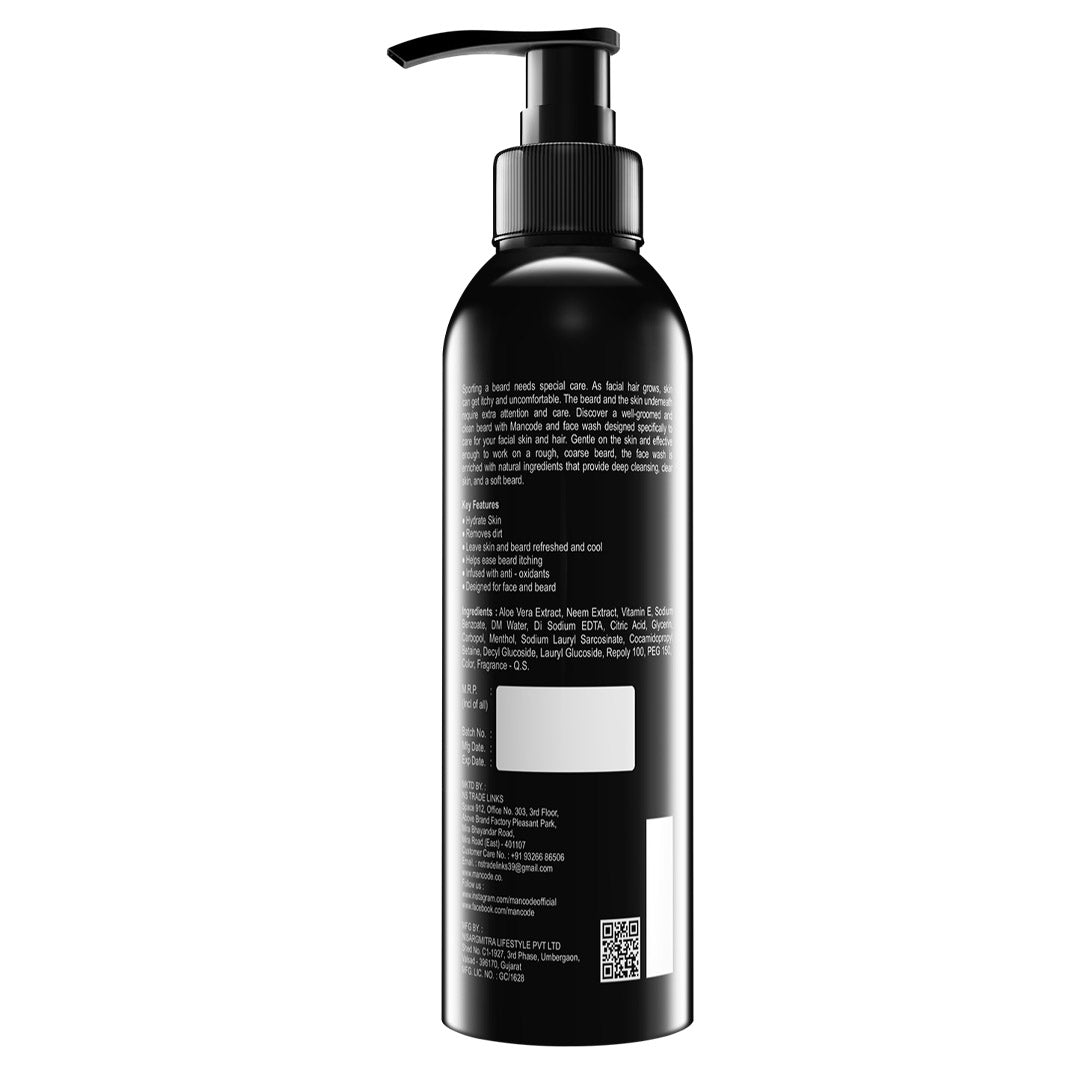 Beard & Face Wash for Men 2 In 1