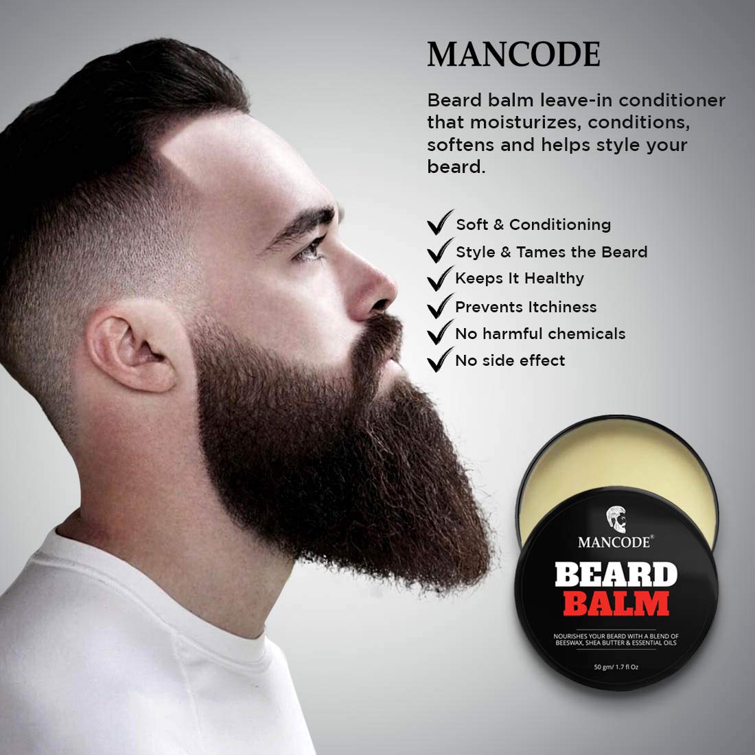 Beard Kit (Beard Oil, Beard Balm, Softener Cream, Beard Wash)