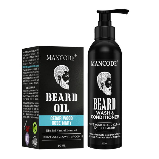 Beard Oil and Beard Wash & Conditioner