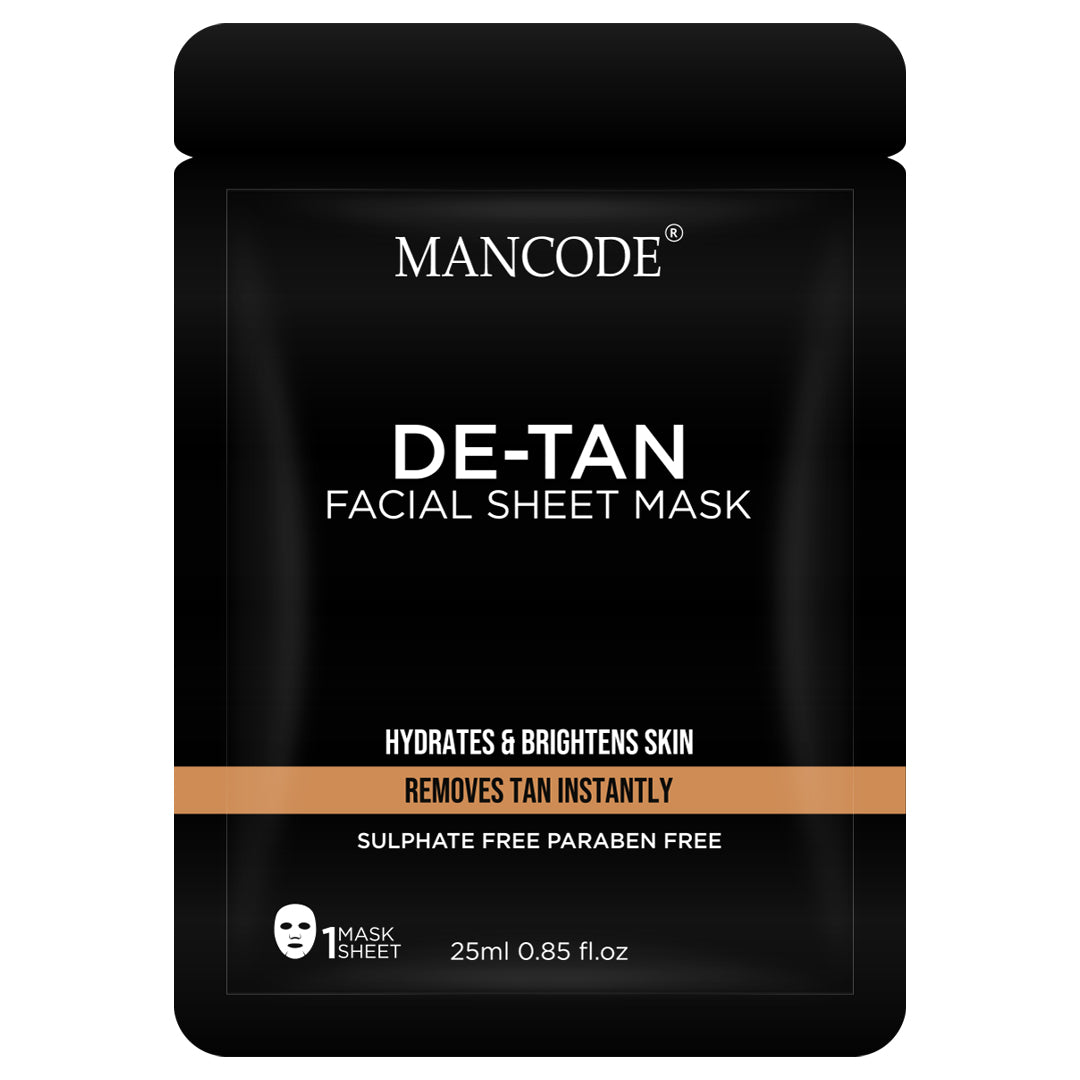 De-Tan Facial Sheet Mask - 25ml| Pack of 2