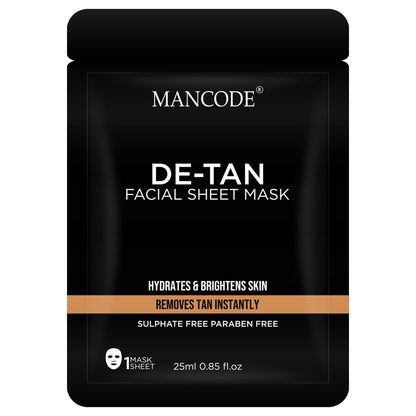 De-Tan Facial Sheet Mask - 25ml