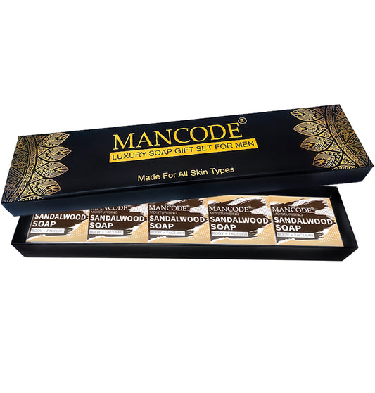 Luxury Soap Gift Set For Men_Sandalwood(Pack of 5)