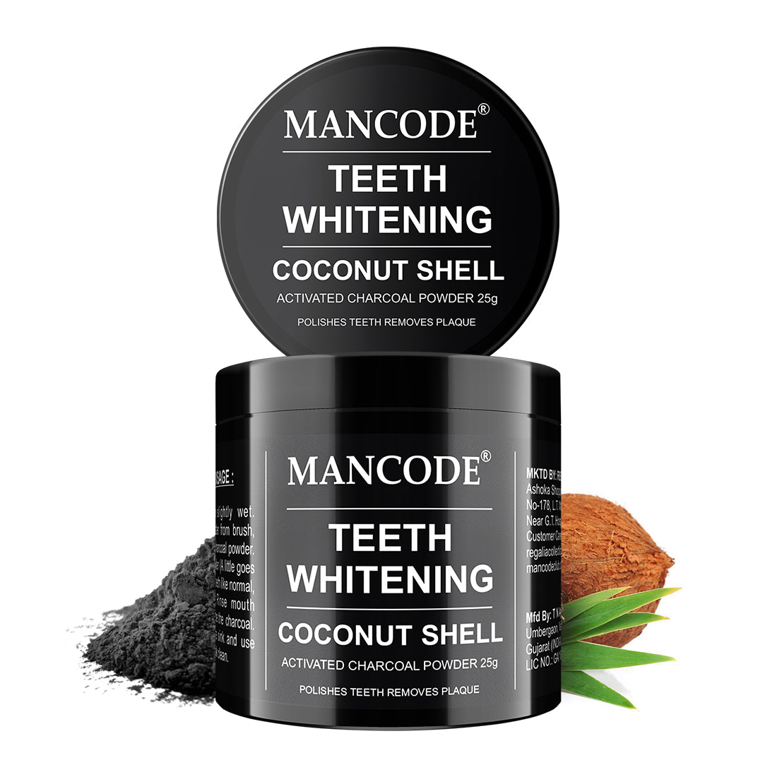 Coconut Shell Activated Charcoal Powder for Teeth Whitening