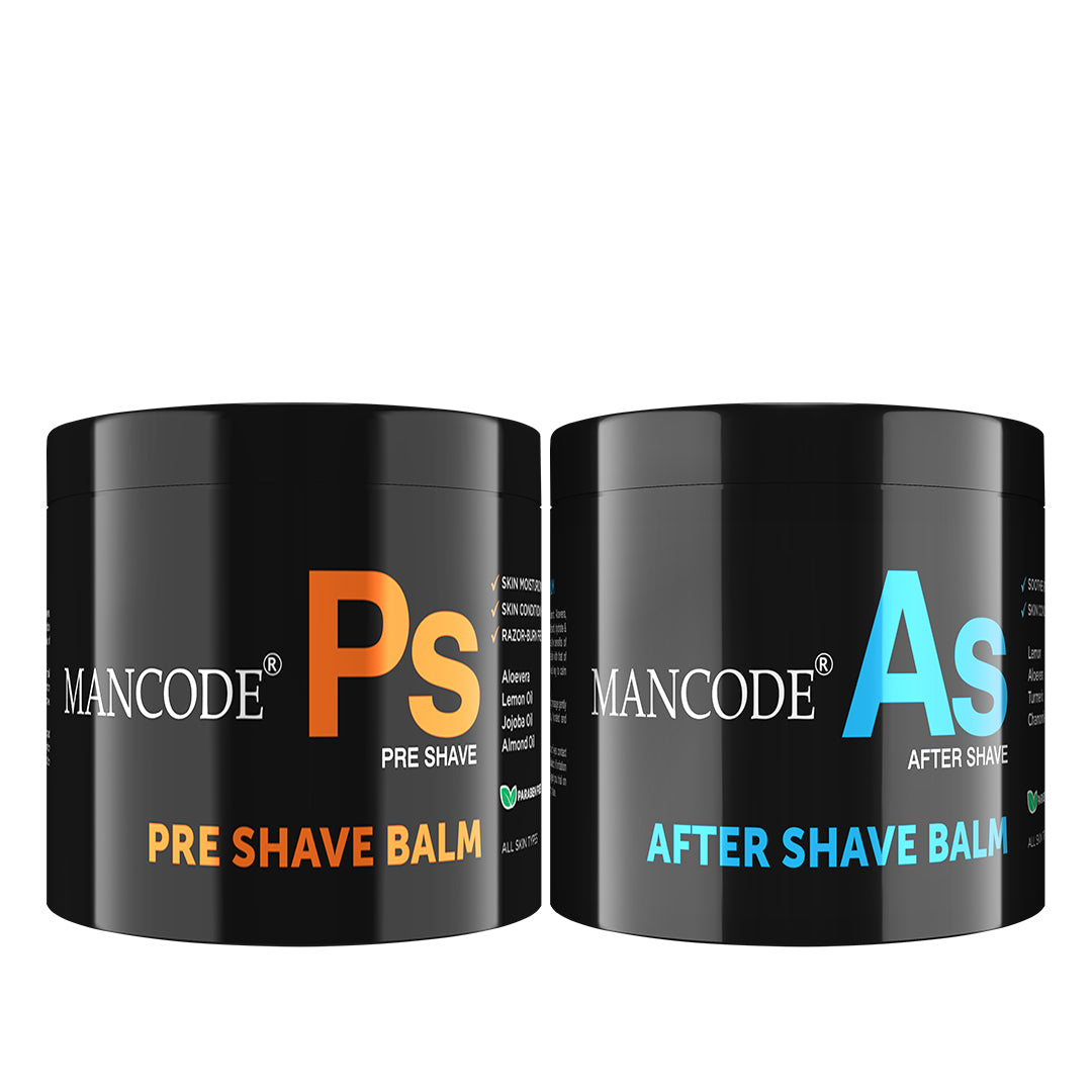 Pre shave and after shave balm 