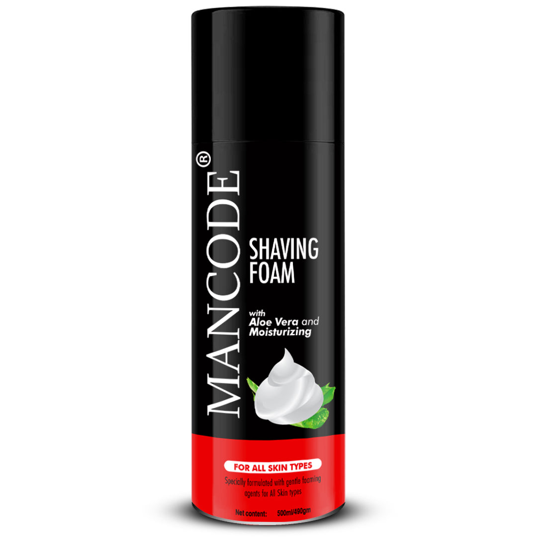 Shaving Foam for Men - 500ml Shave Foam with Aloe vera & Moisturizing