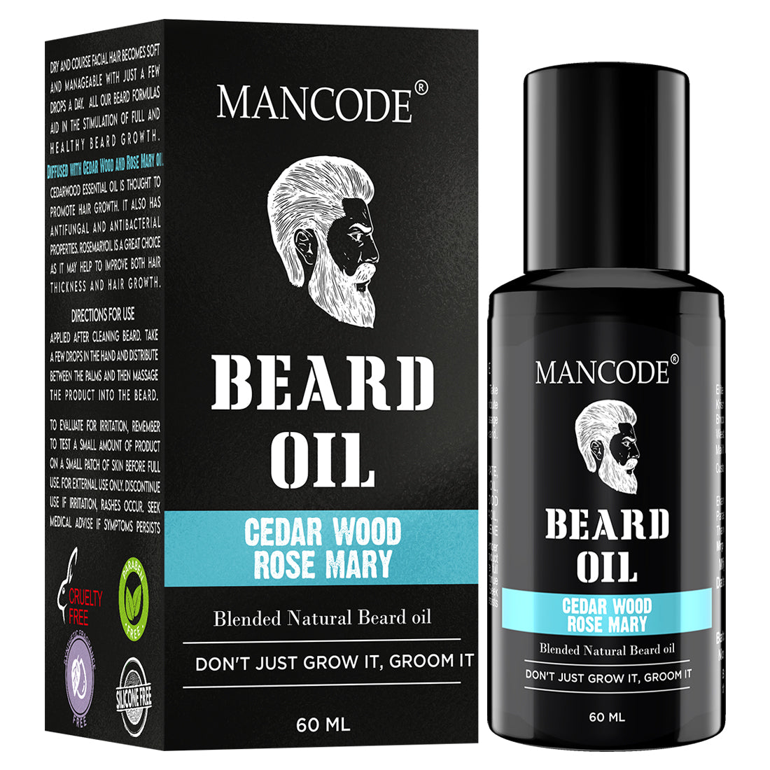 Cedar Wood Rose Mary Beard Oil