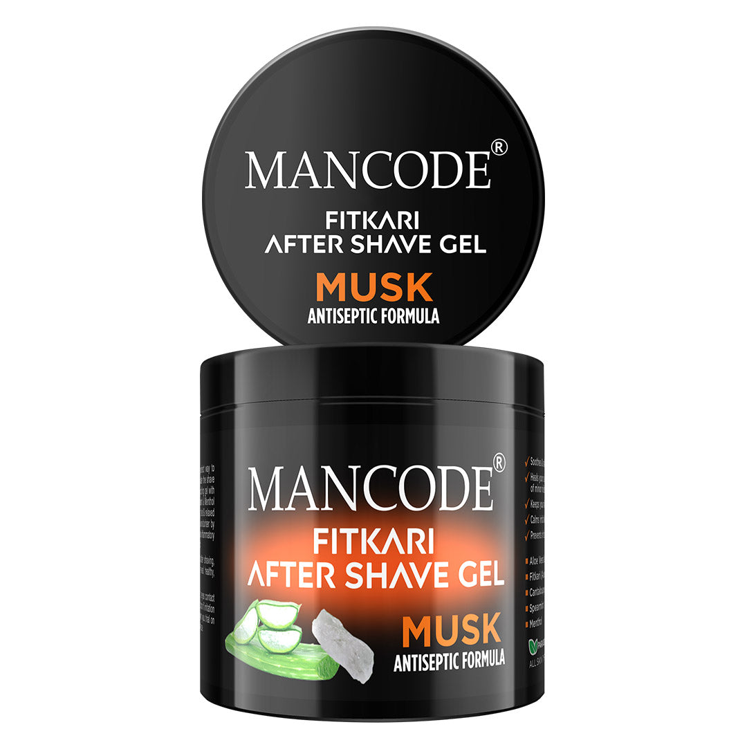 Mancode Fitkari After Shaving Gel | Musk