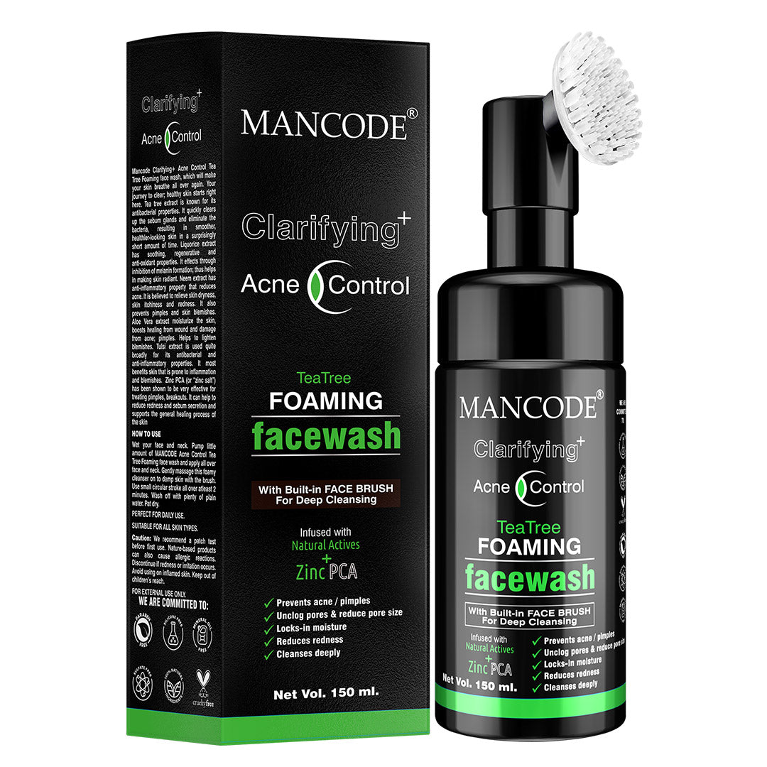 Acne Control Tea Tree Foaming Facewash