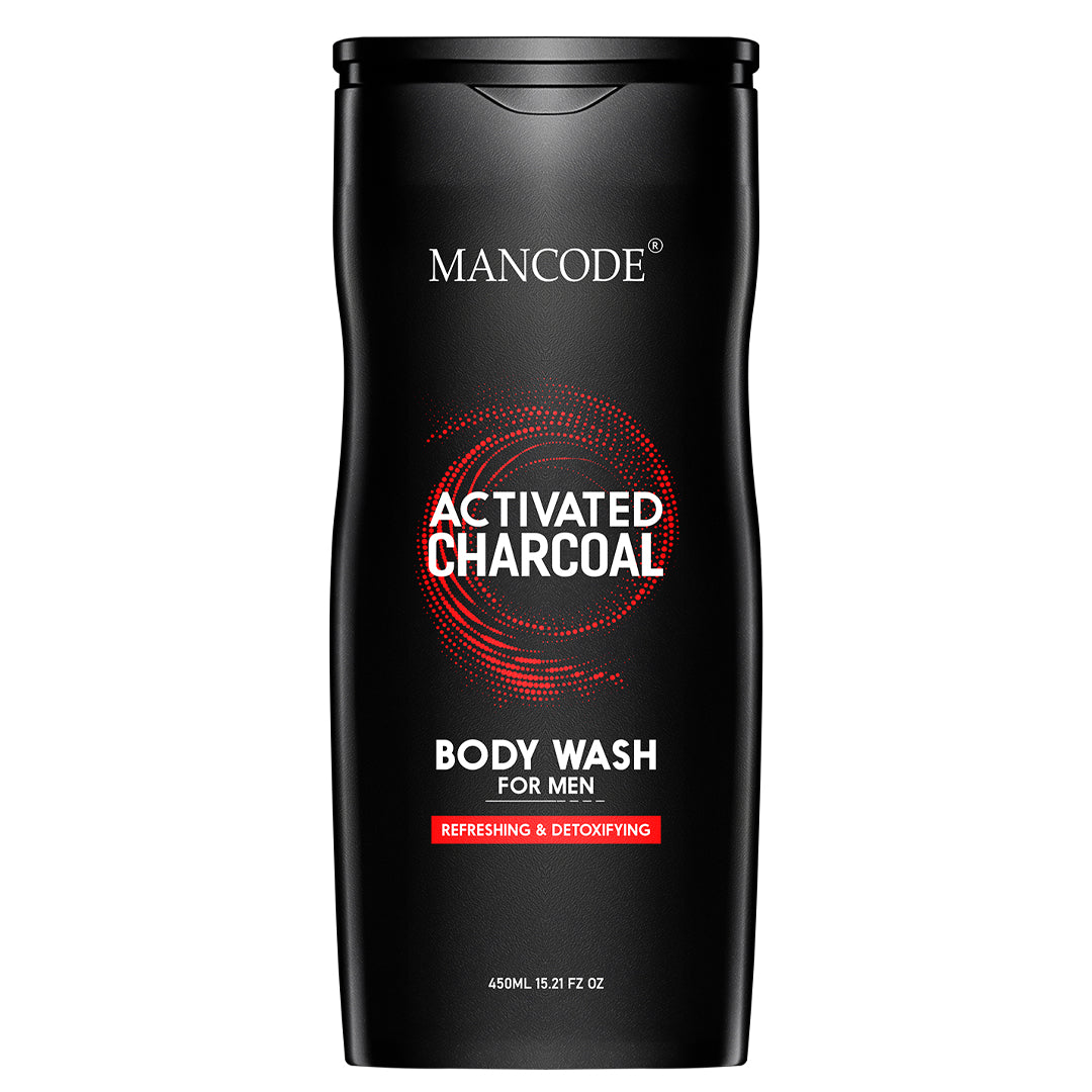 Activated Charcoal Body Wash & Shower Gel for Men