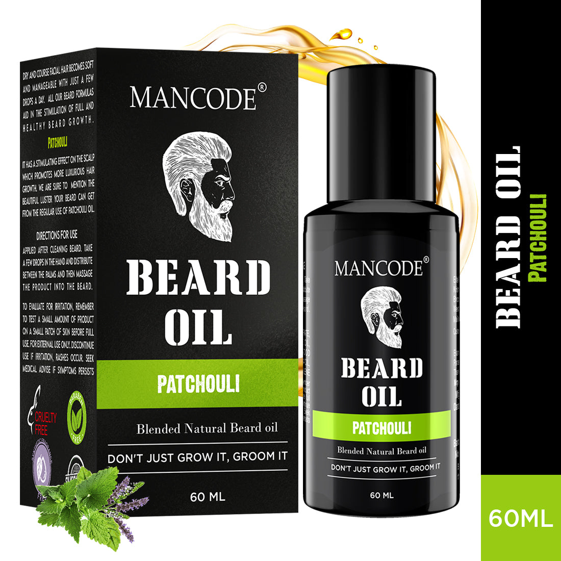 Mancode Patchouli Beard Oil | 60ML