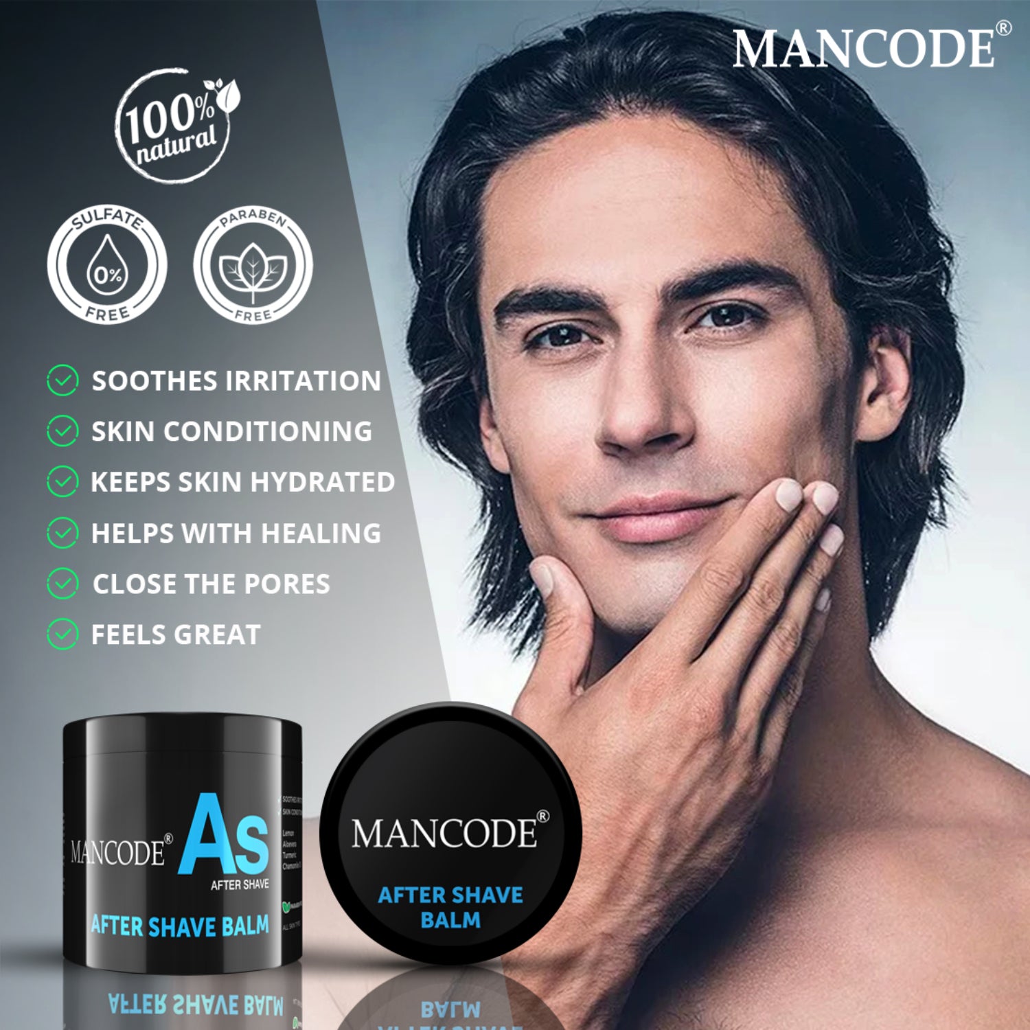 Buy After Shave Balm 100gm Mancode