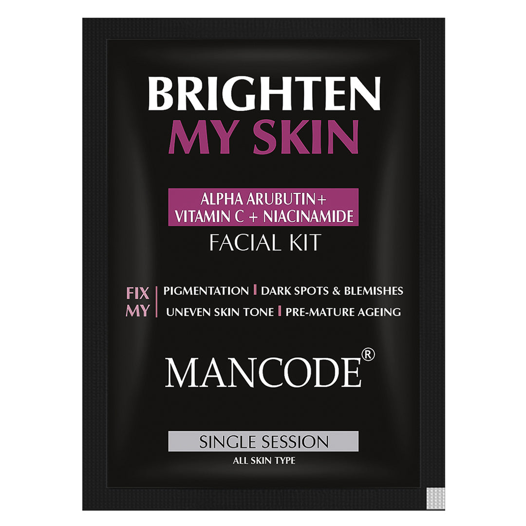 Mancode Facial Kit for Brighten Skin for Fix Pigmentation