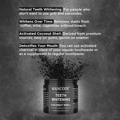  Charcoal Powder for Teeth Whitening