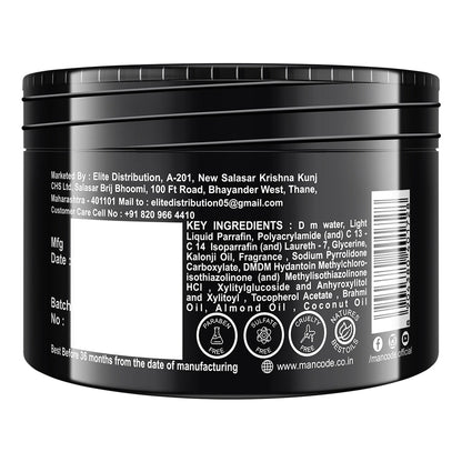 Mancode Hair Fall Control Cream | Brahmi & Almond Oil