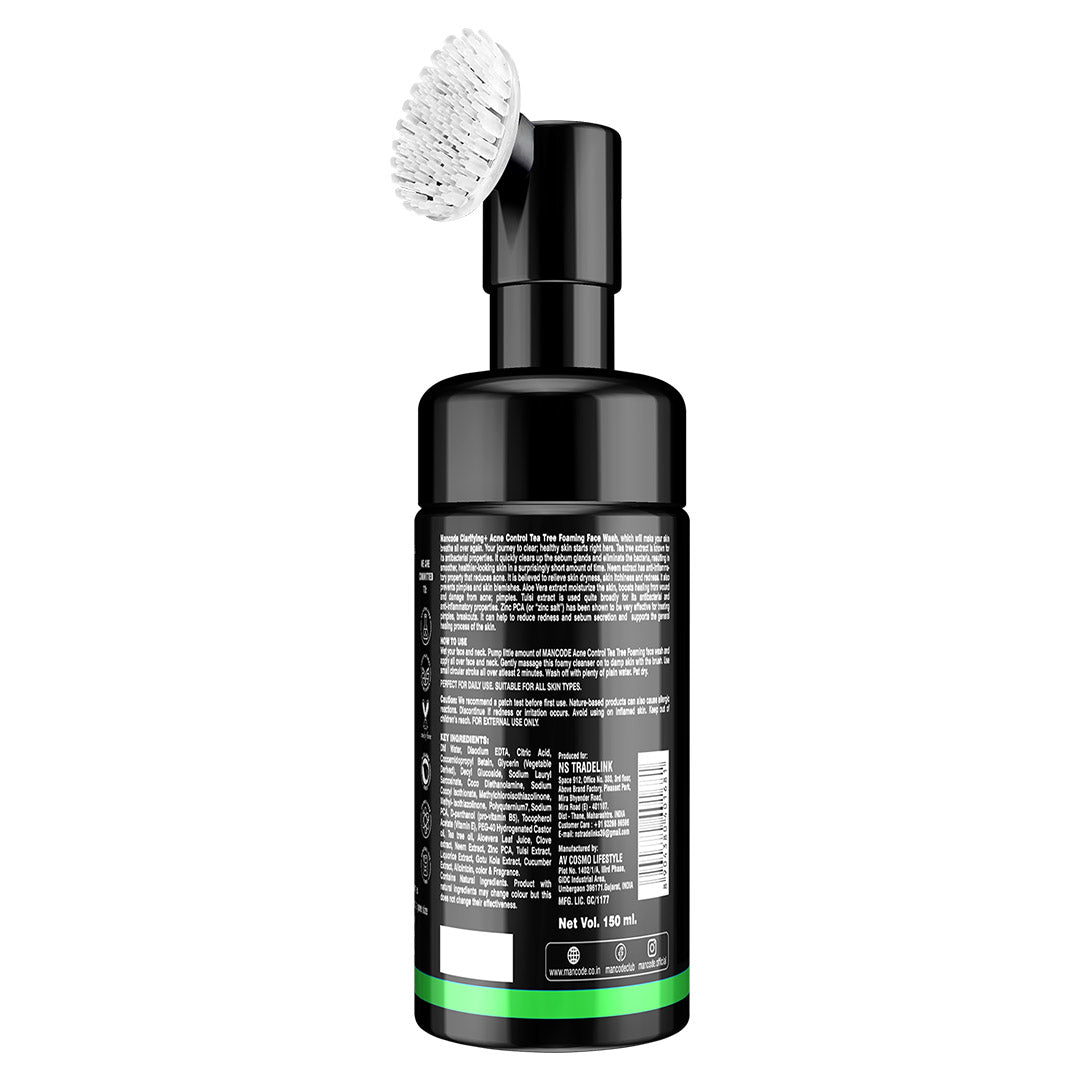 Acne Control Tea Tree Foaming Facewash