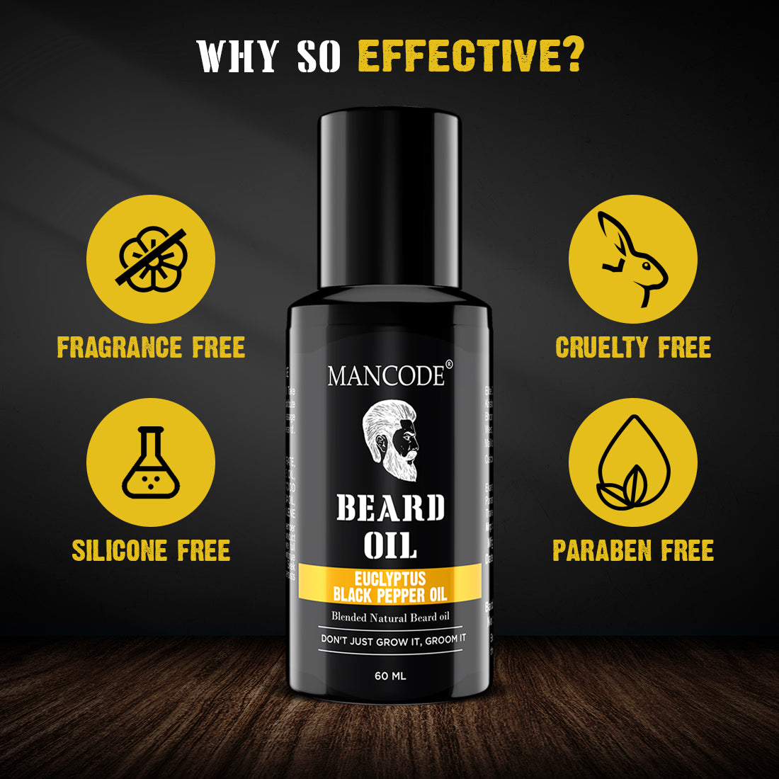 Eucalyptus & Black Pepper Beard Oil | 60ML