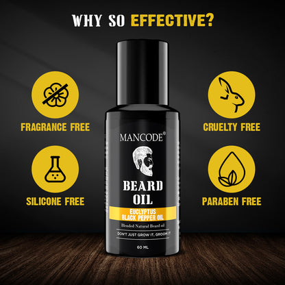 Eucalyptus & Black Pepper Beard Oil | 60ML