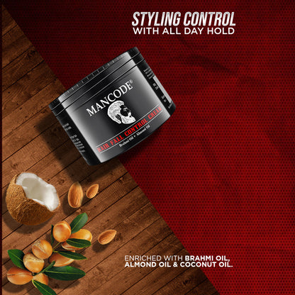 Mancode Hair Fall Control Cream | Brahmi & Almond Oil