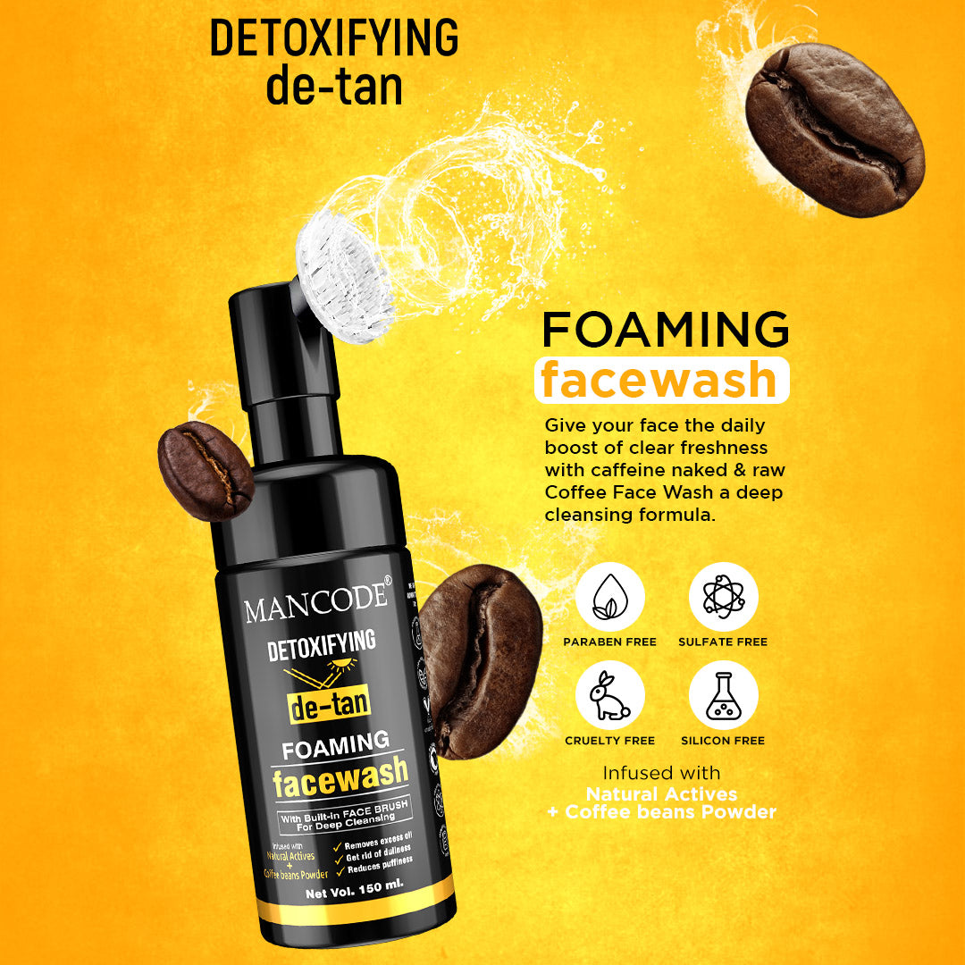 Detoxifying De - Tan Foaming Facewash