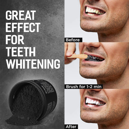 Coconut Shell Activated Charcoal Powder for Teeth Whitening, 25mg