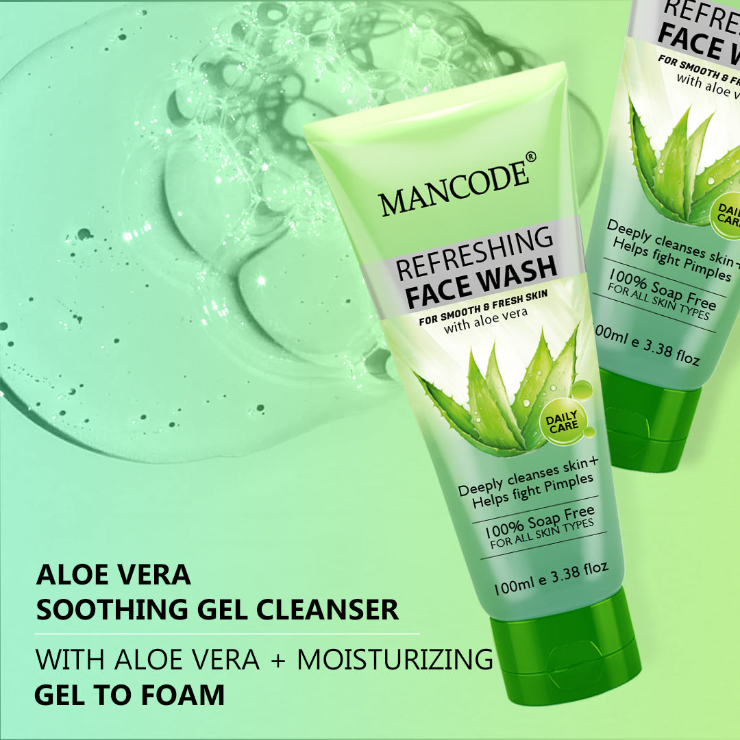 Refreshing Face Wash with Aloe Vera