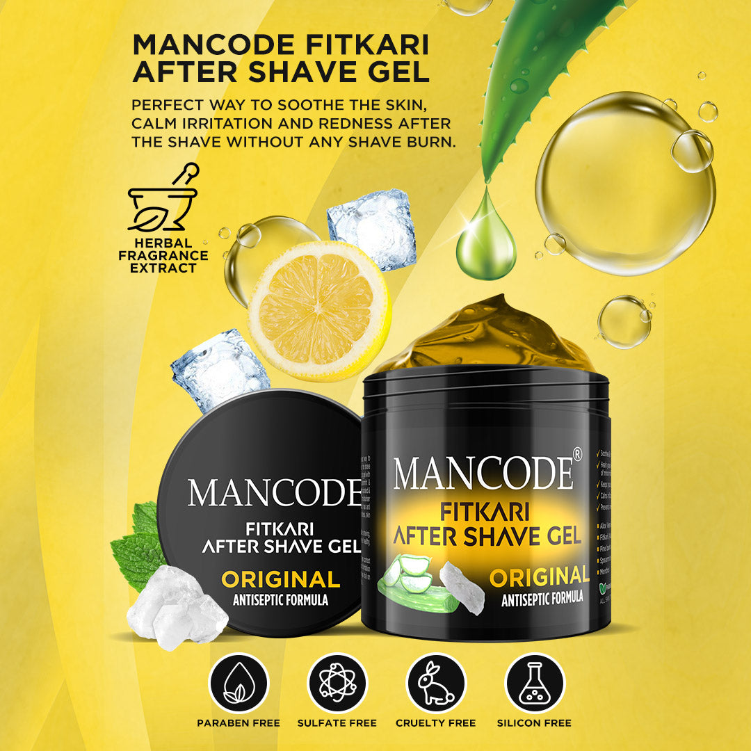 Mancode Fitkari After Shaving Gel | Original