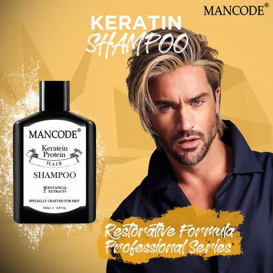 Mancode Keratin Hair Shampoo for men, 200ml