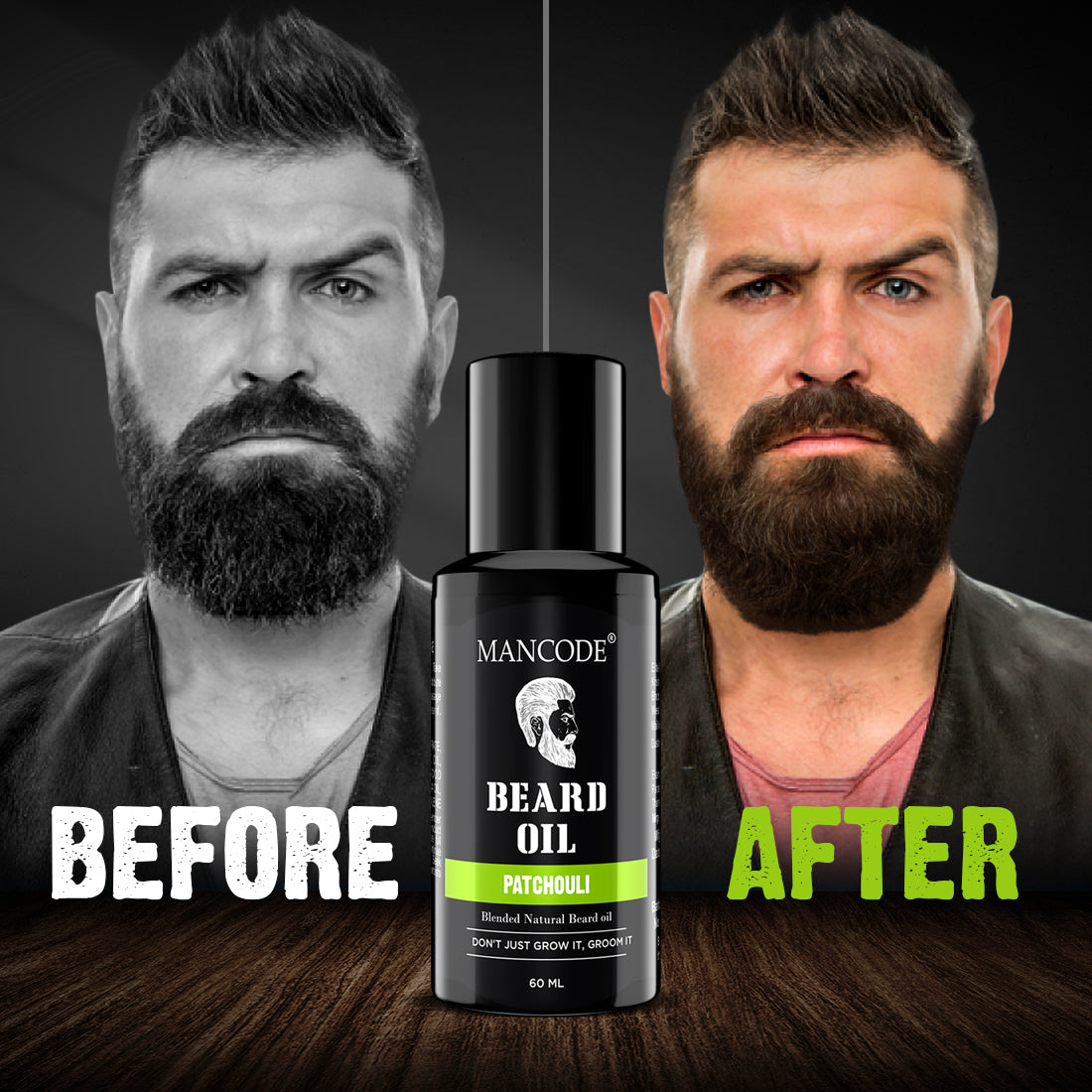 Mancode Patchouli Beard Oil | 60ML