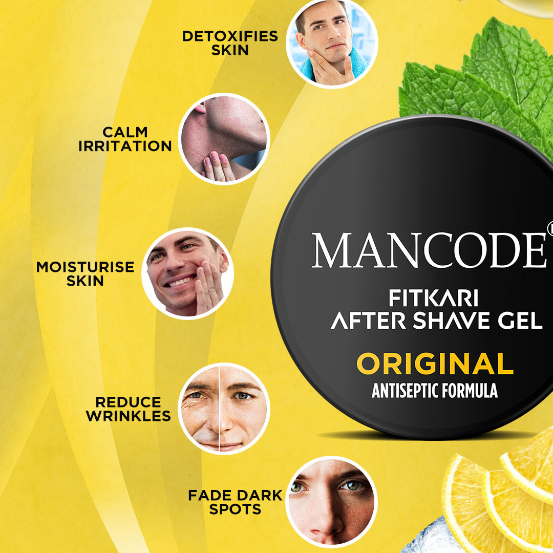 Mancode Fitkari After Shaving Gel | Original