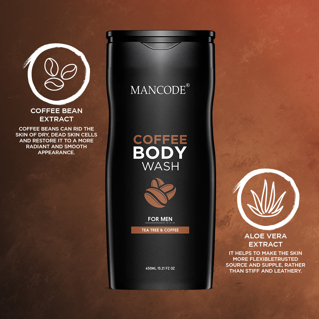 Mancode Coffee Body Wash | Shower Gel for Men