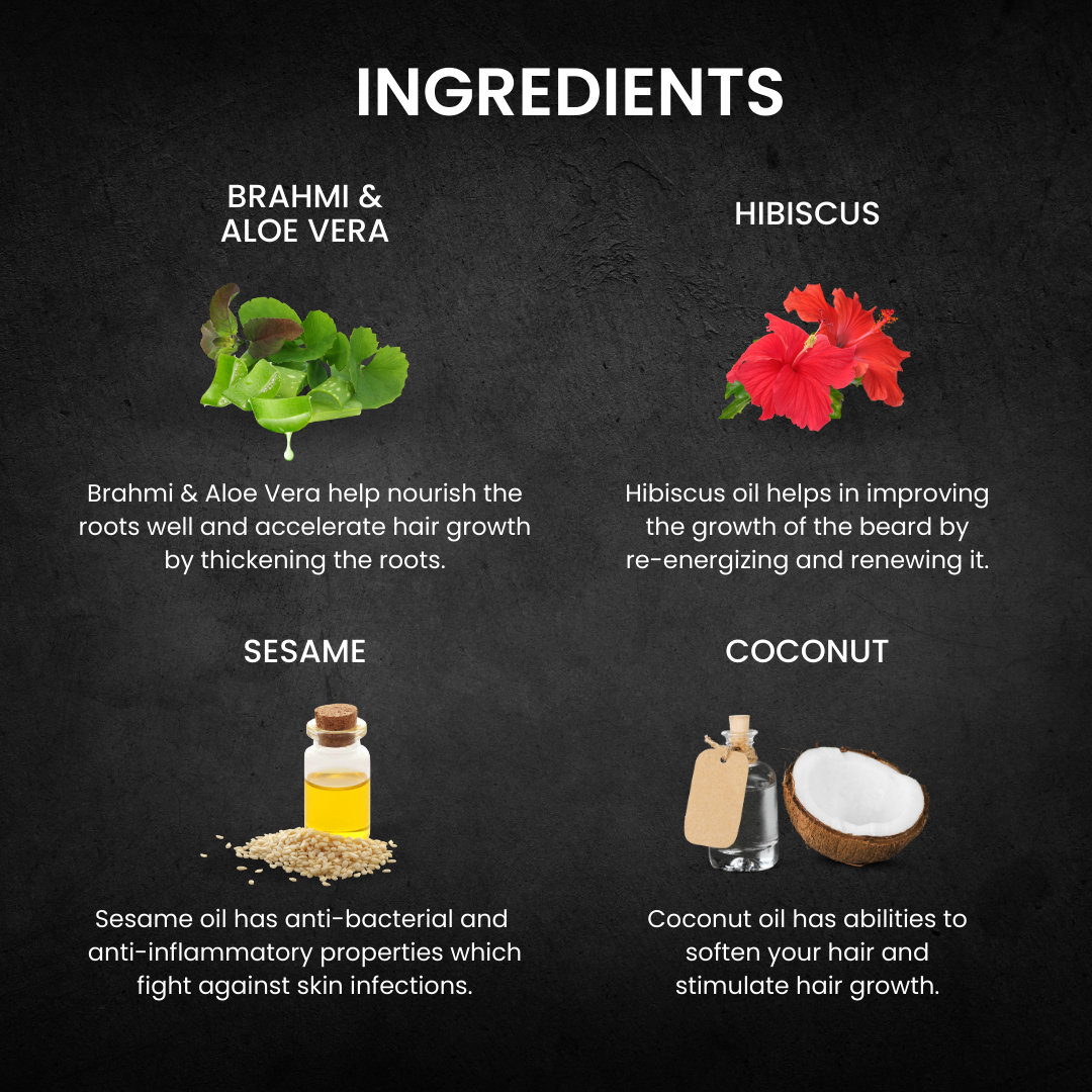 Ayurvedic Beard Growth Oil