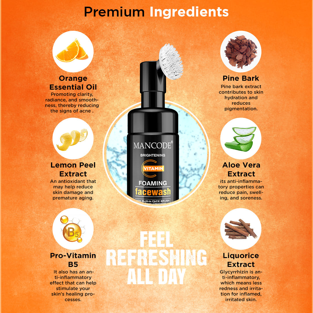 Brightening Vitamin C Foaming Facewash