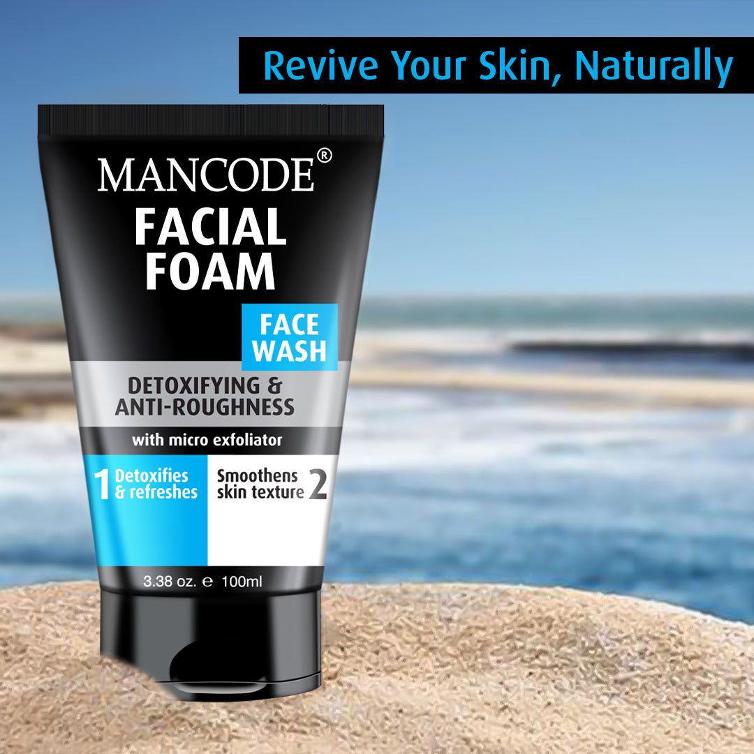 Mancode Facial Foam Face Wash 100ml