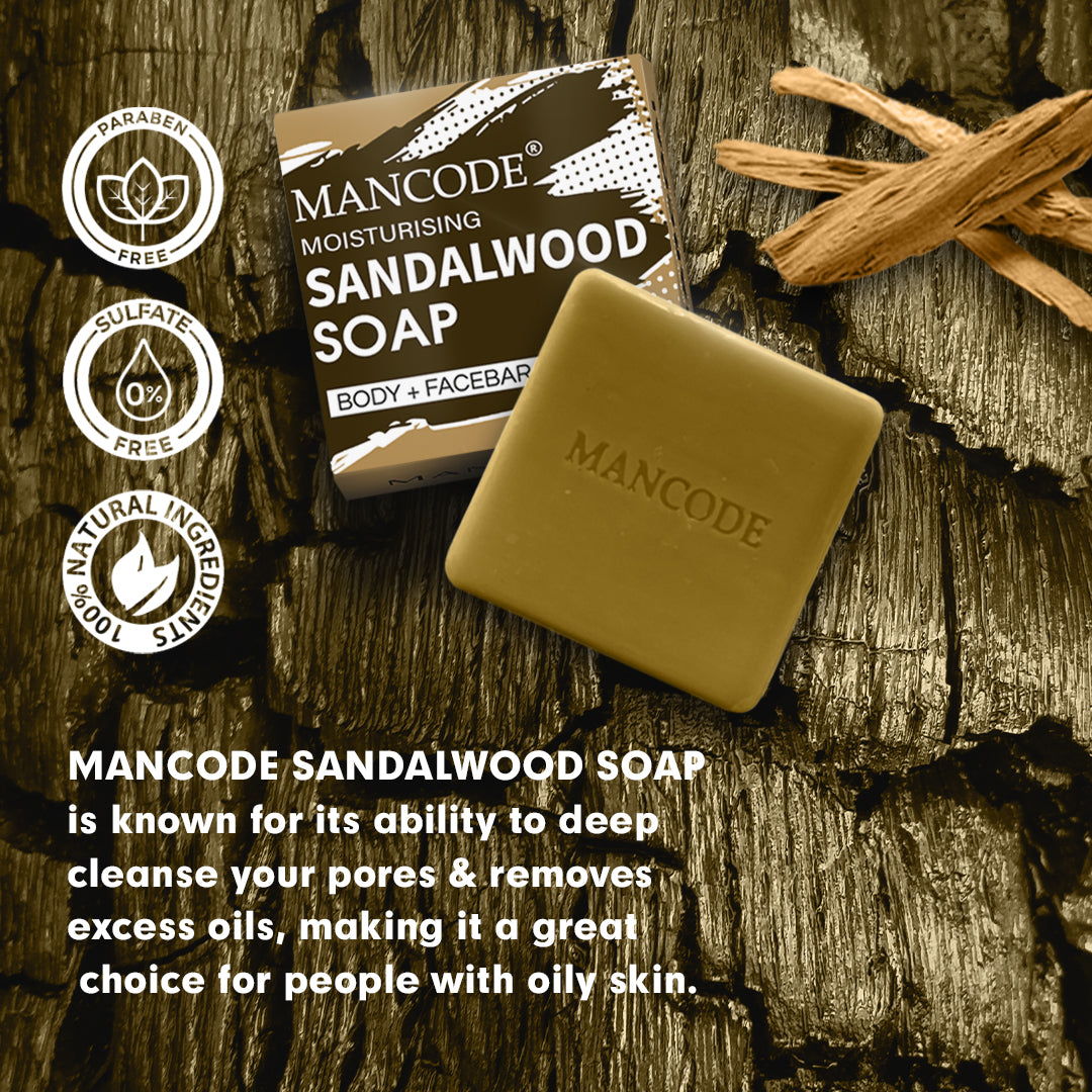 Sandalwood Soap-125 gm| Pack of 3