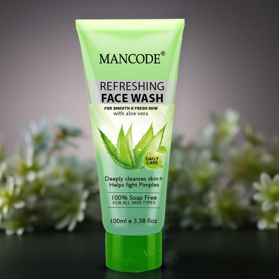 Refreshing Face Wash with Aloe Vera