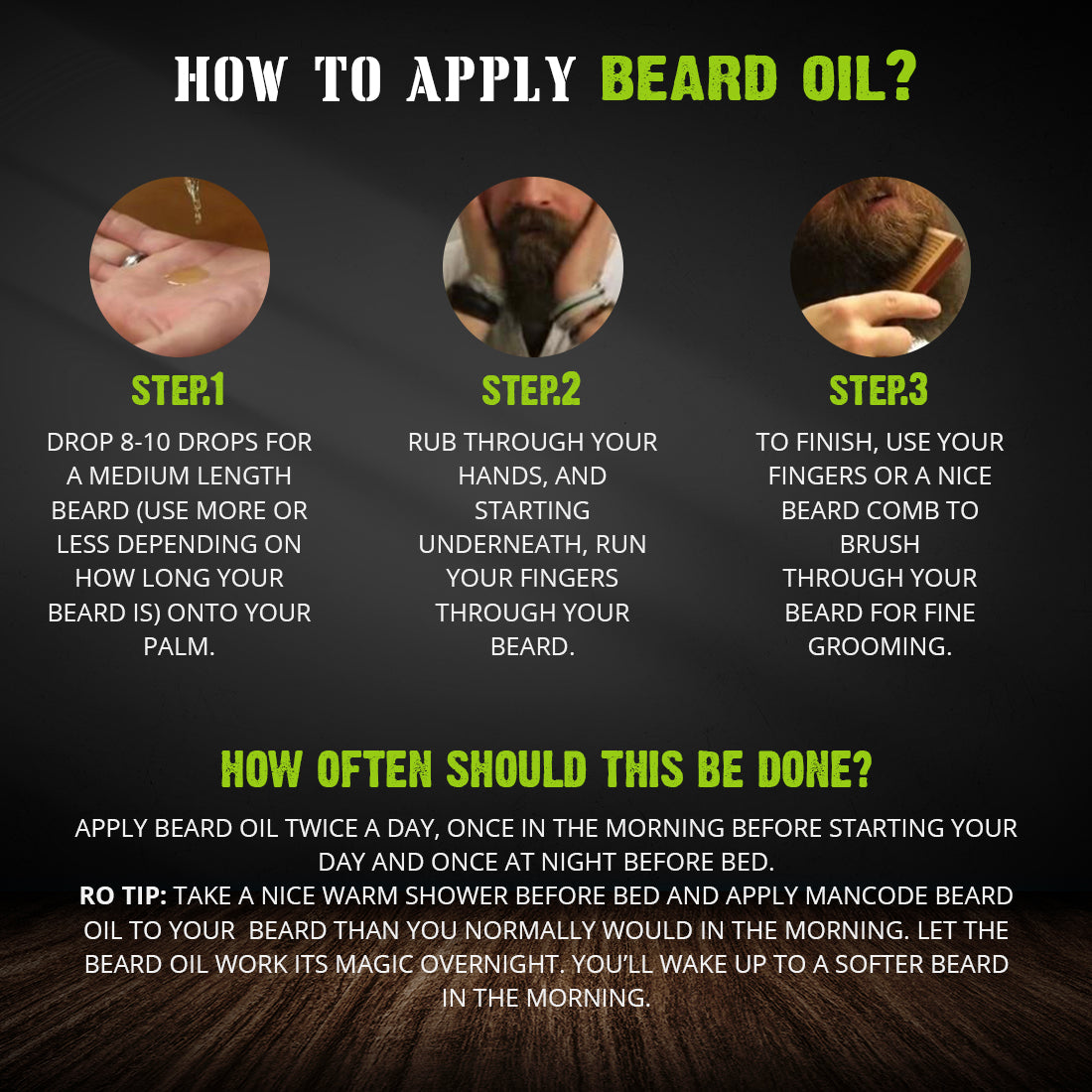Mancode Patchouli Beard Oil | 60ML